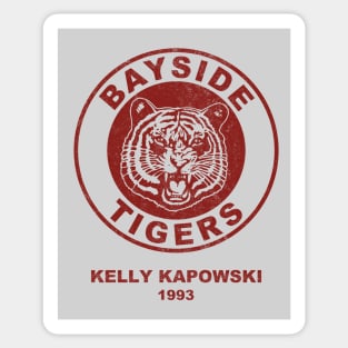 Bayside Tigers - Kelly Kapowski 1993 - vintage logo Sticker